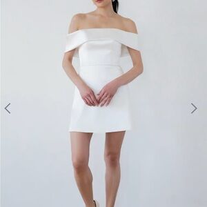 Jenny Yoo Macy - Strapless White Dress